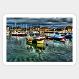 Sunderland Marina Boats #4 Sticker